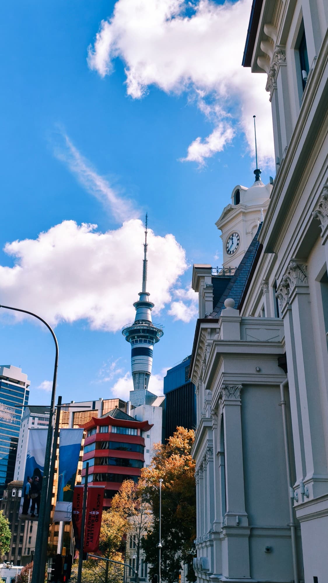 Sky Tower on a clear afternoon