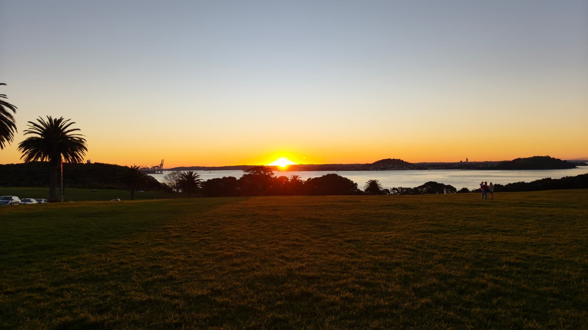 Last light over the harbour